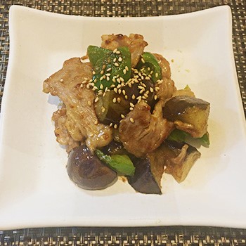 豚肉と夏野菜の味噌炒め